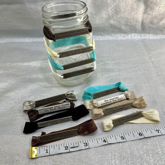 Mason Jar Glass Decor Identifiers Markers Party Supplies 12 count - Picture 5 of 7